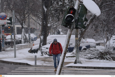 Κακοκαιρία Λέανδρος: Εκτακτο δελτίο ΕΜΥ με πυκνές χιονοπτώσεις, παγετό και θυελλώδεις ανέμους