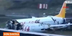Βίντεο-ντοκουμέντο από το αεροσκάφος που κόπηκε σε κομμάτια στην Τουρκία, 120 τραυματίες