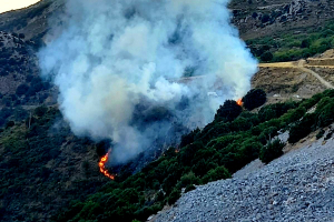 Συναγερμός στην Κρήτη: Ξέσπασε φωτιά στο Λασίθι (εικόνες)