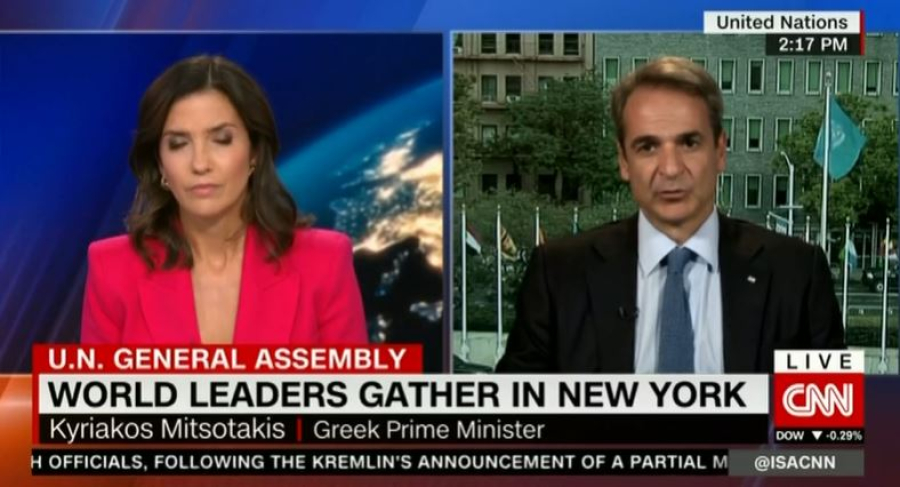 Μητσοτάκης σε CNN: «Απαράδεκτη η ρητορική της Τουρκίας»- Το «καρφί» για Ερντογάν μέσω...Πούτιν (βίντεο)