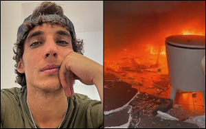 Κάηκε ολοσχερώς το σπίτι του Ρίο από το Casa de Papel, ξέσπασε σε λυγμούς ο ηθοποιός (βίντεο)