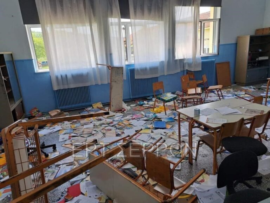 Βανδαλισμός σχολείου στις Σέρρες, όσα αντίκρισαν οι μαθητές