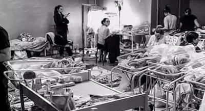 Πόλεμος στην Ουκρανία: Τραγικές στιγμές με νεογέννητα σε καταφύγια (βίντεο)