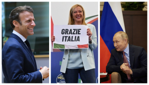 Ο Μακρόν «σέβεται» την ψήφο των Ιταλών - Έτοιμη για «εποικοδομητικές» σχέσεις με την Ιταλία και η Ρωσία
