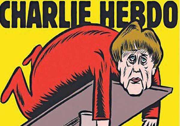 Στο συνεργείο για... επισκευή η Μέρκελ στη γερμανική έκδοση του Charlie Hebdo