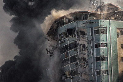 Βομβαρδισμός κτιρίου ΜΜΕ στη Γάζα: Προσφυγή στο Διεθνές Ποινικό Δικαστήριο