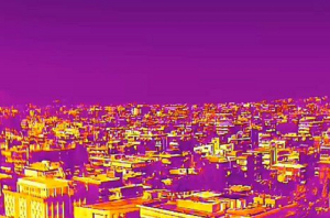 Καύσωνας: Εικόνες σοκ από θερμική κάμερα, στο «κόκκινο» όλη η Αττική (βίντεο)