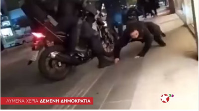Η νεολαία ΣΥΡΙΖΑ δεν είδε ποτέ την δολοφονική επίθεση στον αστυνομικό (vid)