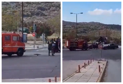 Πέραμα: Βίντεο ντοκουμέντο από την άγρια επίθεση σε πυροσβέστες στο Σχιστό