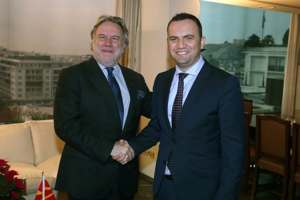 Η ευρωπαϊκή προοπτική της πΓΔΜ στο επίκεντρο της συνάντησης Κατρούγκαλου - Οσμάνι