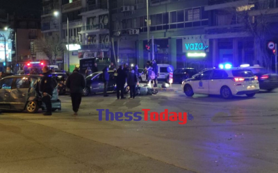 Σοβαρό τροχαίο στη Θεσσαλονίκη, λεωφορείο παρέσυρε οχήματα, τραυματίστηκε έγκυος (βίντεο)