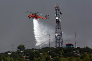 Πυρκαγιά στην περιοχή Τυμπακίου, στην Κρήτη
