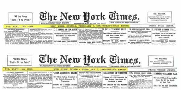 New York Times: Είχε λάθος στο εξώφυλλο εδώ και 100 χρόνια!