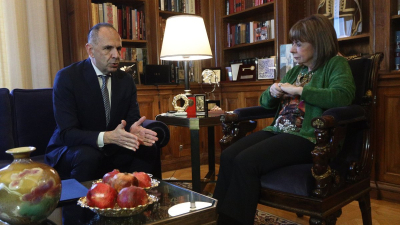 Γεραπετρίτης: Ενημέρωσε την Σακελλαροπούλου για το Ανώτατο Συμβούλιο Συνεργασίας με την Τουρκία