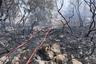 Χανιά: Σε ύφεση η πυρκαγιά σε ορεινή περιοχή του δήμου Καντάνου-Σελίνου