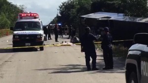 Μεξικό: Έντεκα νεκροί σε τροχαίο δυστύχημα με τουριστικό λεωφορείο