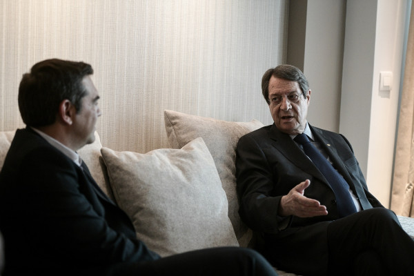Συνάντηση Τσίπρα με Αναστασιάδη - «Ανάγκη συντονισμού Ελλάδας και Κύπρου»