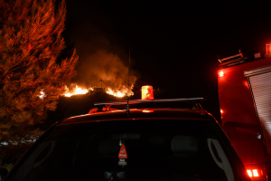 Δύσκολη η μάχη με τις φλόγες στο δάσος Σκρα, στο Κιλκίς - Καλύτερη η εικόνα της φωτιάς αυτή την ώρα